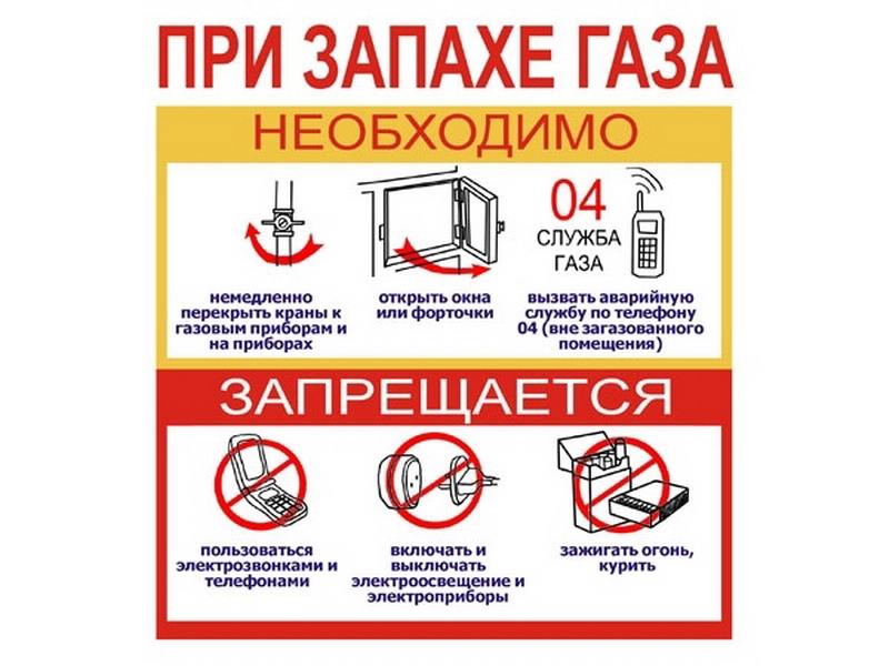 На кухне пахнет газом что делать